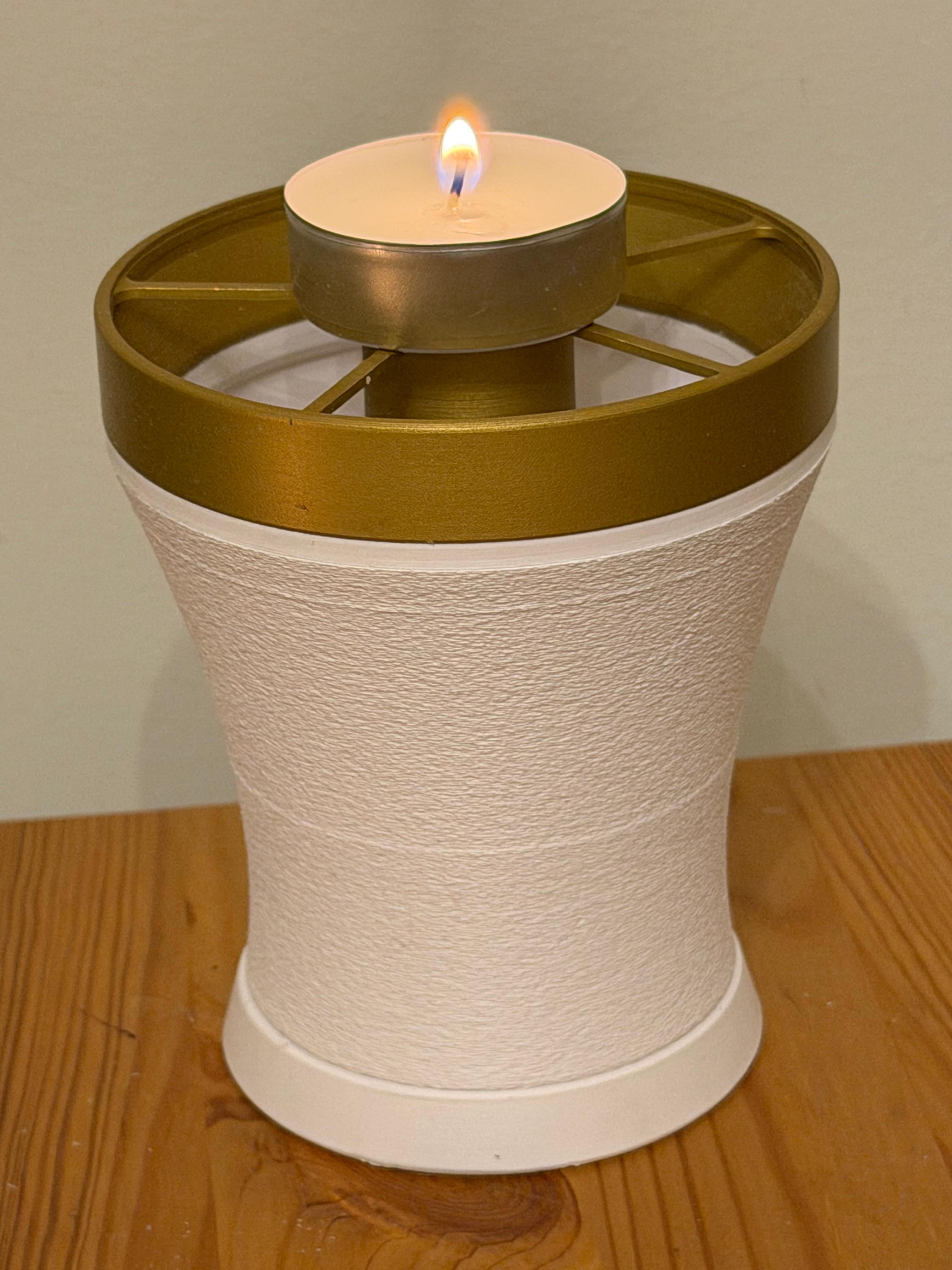 Traditional candle waste comparison