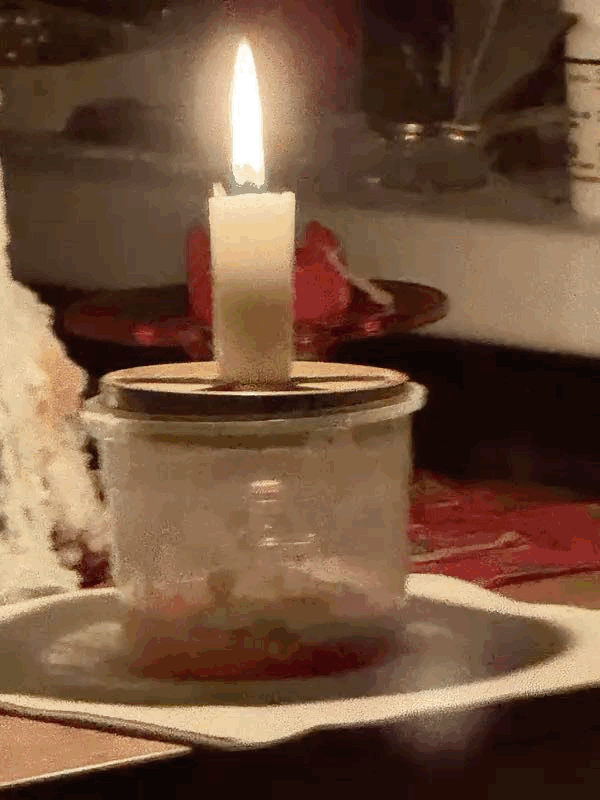 Taper candle melt GIF